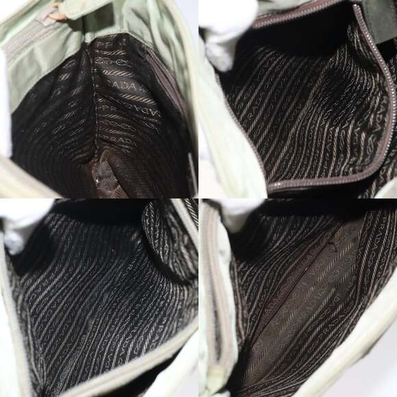 PRADA Hand Bag Nylon Khaki - Picture 12 of 12